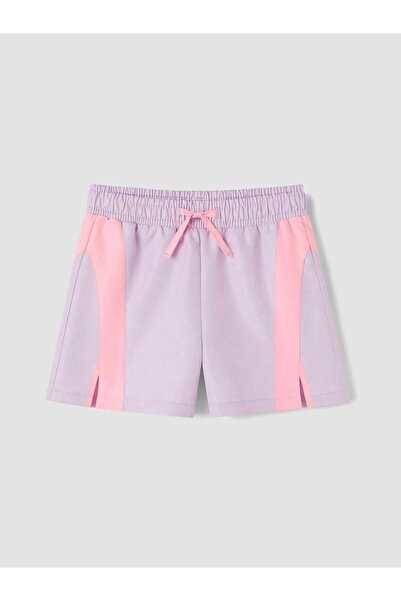 LC Waikiki Uv Protected Girls' Color Blocked Swim Shorts (S6)