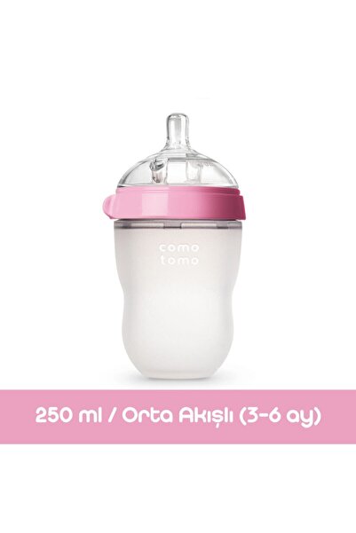 Empressco Antikolik Silikon Biberon 250ml Pembe Orta Akışlı 3-6 Ay - Fiyatı, ...