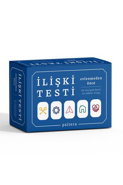 psitera İlişki Testi - Evlenmeden Önce | 50 İletişim Kartı ve Rehber Kitap | ...