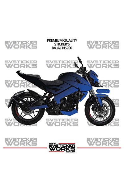ARONA ملصق تزيين BAJAJ NS200 ثنائي اللون، طقم جاهز لتزيين المحرك، عالي الجودة