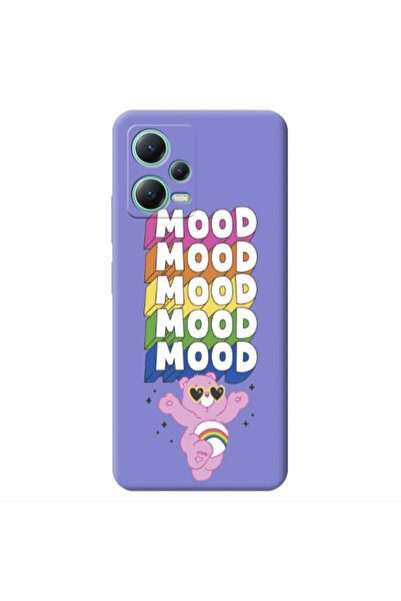 Other Xiaomi Redmi Note 12 Pro 5G Mood Purple Colored Silicone TPU Θήκη