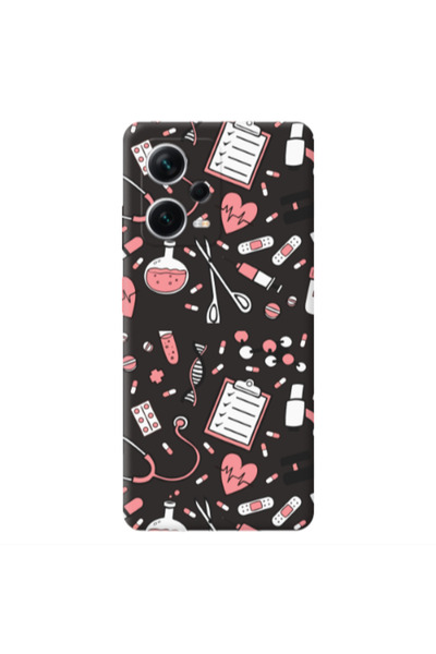 Other Xiaomi Poco X5 Laboratory Black Colored Silicone TPU Θήκη