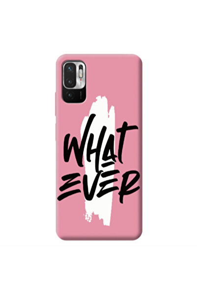 Other Xiaomi Redmi Note 10 Pro 5G What Ever Pink Colored Silicone TPU Θήκη