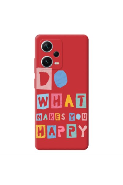 Other Xiaomi Poco X5 Do What Makes Red Colored Silicone TPU Θήκη