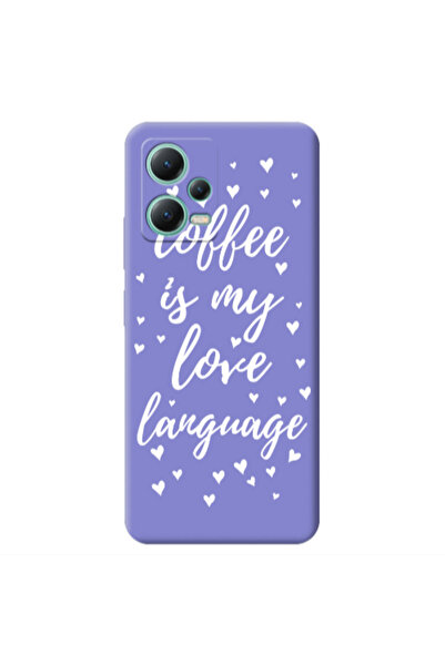 Other Xiaomi Redmi Note 12 Pro 5G Coffe is my love language Purple Colored Si...