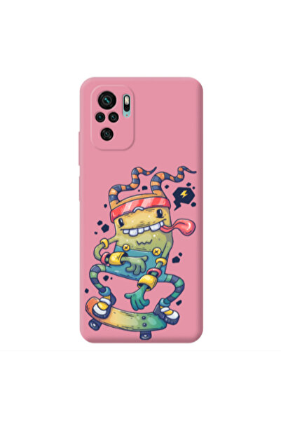 Other Xiaomi Redmi Note 10S Dangerous task Pink Colored Silicone TPU Θήκη