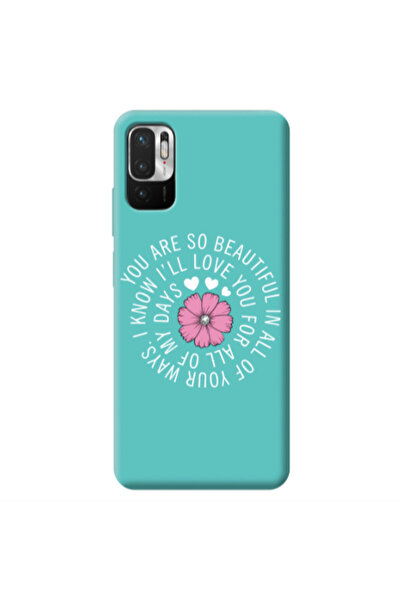 Other Xiaomi Redmi Note 10 Pro 5G Your Ways Turquoise Colored Silicone TPU Θήκη