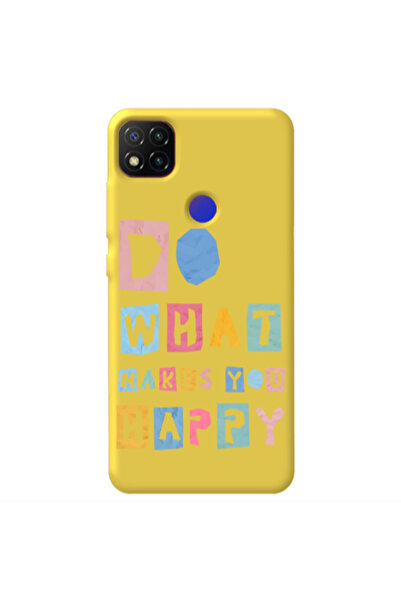 Other Xiaomi Redmi 9c Do What Makes Yellow Colored Silicone TPU Θήκη