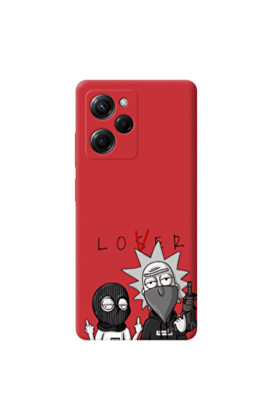 Other Xiaomi Poco X5 Pro Rick Loser Red Colored Silicone TPU Θήκη