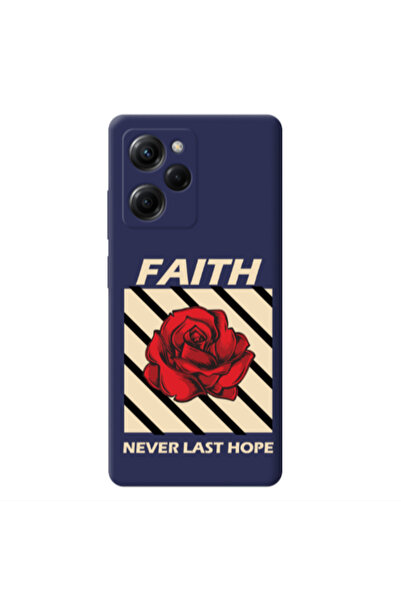 Other Xiaomi Poco X5 Pro Faith Never Last Hope Dark blue Colored Silicone TPU...
