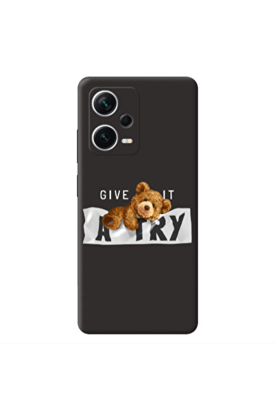Other Xiaomi Poco X5 Give me Black Colored Silicone TPU Θήκη