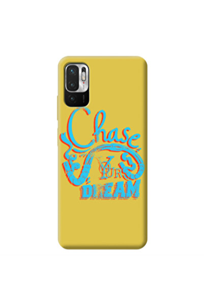 Other Xiaomi Redmi Note 10 Pro 5G Chase Your Dream Yellow Colored Silicone TP...
