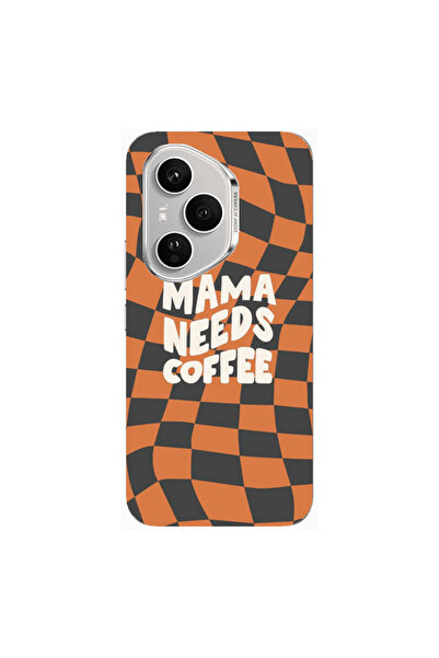 Other Honor Magic 400 Pro Mama needs coffee Transparent Silicone TPU Θήκη