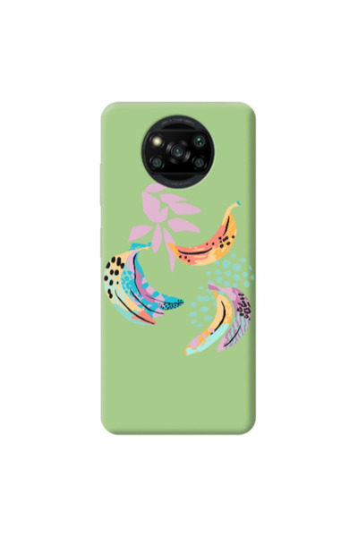 Other Xiaomi Poco X3 Pro Banana Light Green Colored Silicone TPU Θήκη