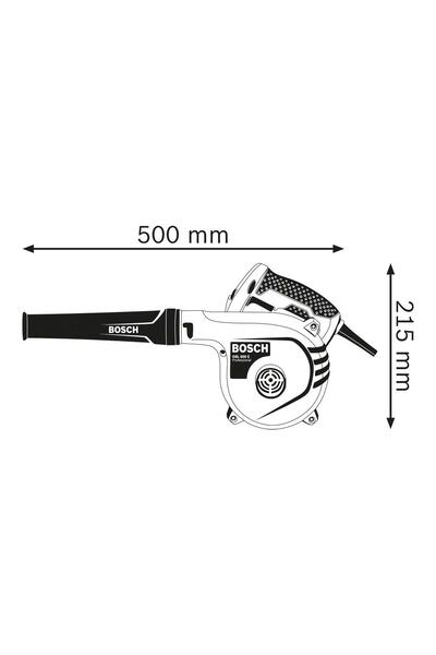 Bosch GBL 800 E Hava Üfleme ve Vakum Makinesi 0601980420