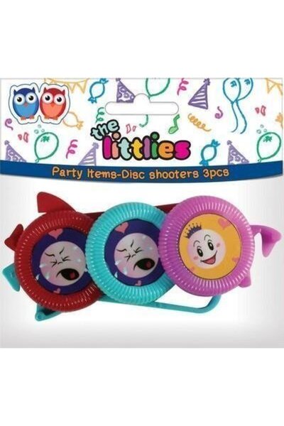 The Littlies Δίσκοι 3 Τεμάχια σε Διάφορα Χρώματα και Σχέδια (646059)