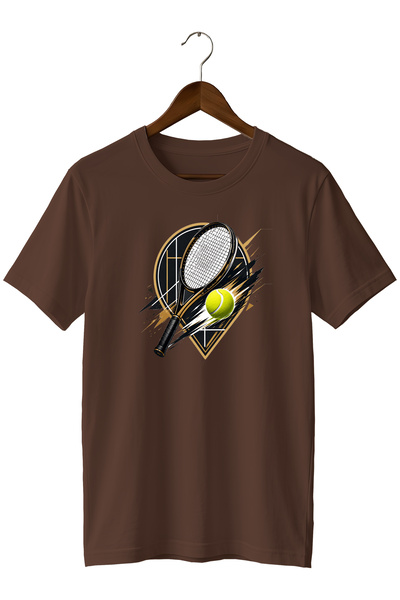 remonz تي شيرت رياضي مطبوع عليه Dynamic Tennis