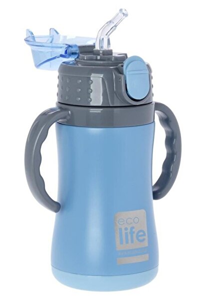 Ecolife Μεταλλικό Θερμός Παιδικό 300ml Μπλε (33-BO-3006)