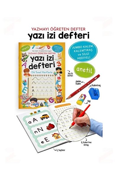 Fabrika Yayıncılık Writing Practice Notebook, Notebook That Teaches Writing, ...