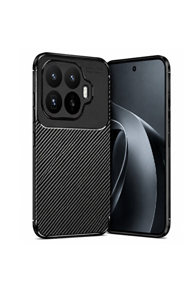 UnDePlus Xiaomi Mi 17T Kılıf Karbon Silikon Case