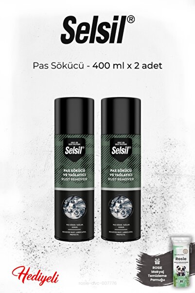 Selsil Pas Sökücü 400 ml x 2 adet ve Rosie