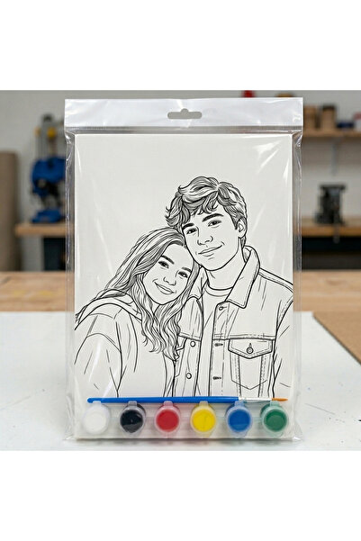 degdesign Kişiye Özel Ahşap Boyama Tablosu 20x30 cm (Çerçevesiz)