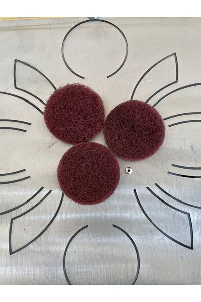 GBA 10lu skoch mop 50mm çaplı Cırt Tutar Parlatma ve Yüzey Temizleme Metal Taş Tozu Terazzo