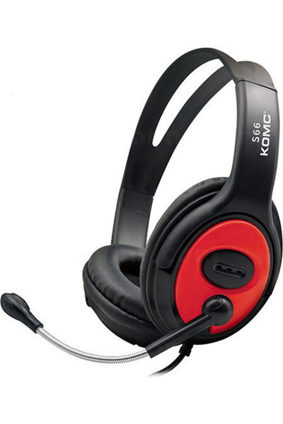 Komc S66 Ακουστικά Gaming πάνω από το αυτί με σύνδεση 3.5mm