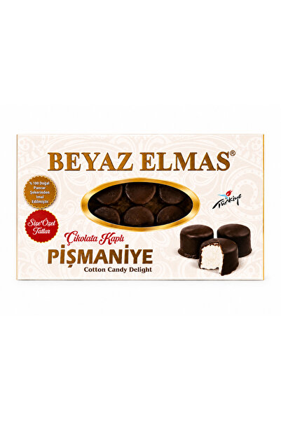 beyaz elmas Çikolata Kaplı Pişmaniye 160 Gr - %100 Doğal Pancar Şekerli - Fın...