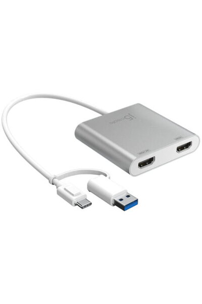 j5create Adaptor HDMI/USB-C, Argintiu