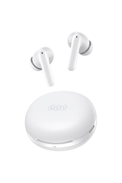 QCY T13 ANC2, 7 ore, Bluetooth 5.3, Alb