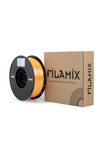 FİLAMİX Silk Turuncu Filament 1.75mm 1kg İpeksi Parlak Görünüm