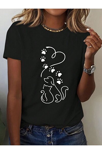 1001moda Lighthearted Funny T-Shirt Made from 100%, Featuring Crew Playful De...