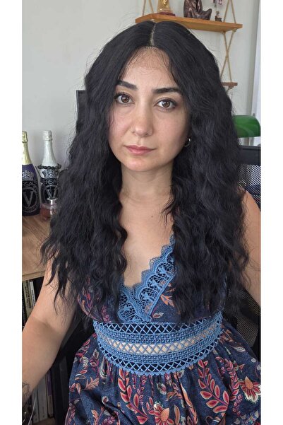 Perukçu Alev GERÇEK SAÇ DOKUSUNDA SENTETİK TÜL PERUK LILY92
