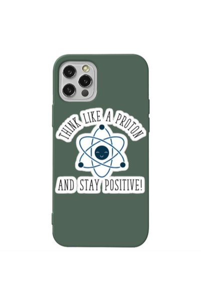 Other Apple iPhone 12 Pro Max THINK LIKE Dark Green Colored Silicone TPU Θήκη