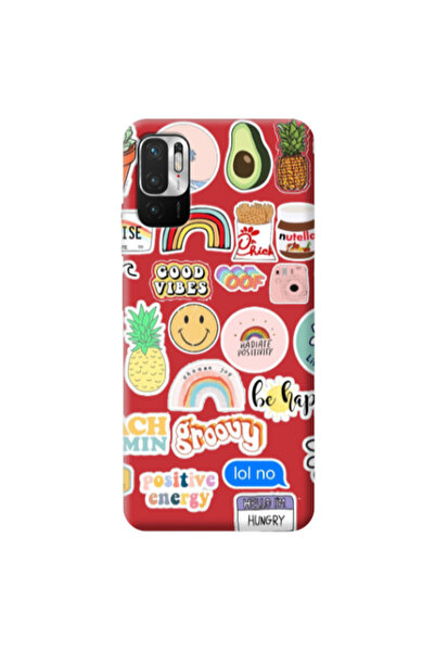 Other Xiaomi Redmi Note 10 Pro 5G Good vibes Red Colored Silicone TPU Θήκη
