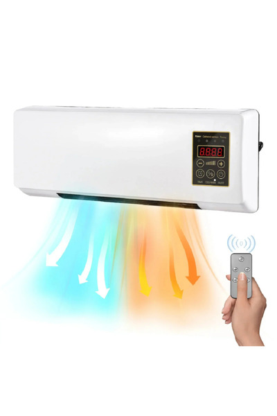 OEM Aeroterma/Ventilator electrica de perete 2 in 1 MDSALE@ , 1800W, termosta...