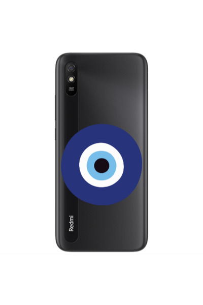 Other Xiaomi Redmi 9A Evil eye bead Transparent Silicone TPU Θήκη
