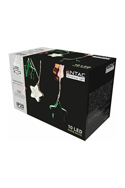 Entac 10 Φώτα LED 1,65μ. Πολύχρωμη Μπαταρία σε Σειρά 1 τεμάχιο Κωδικός: ECL-C...