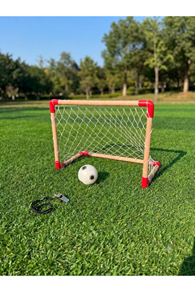 Masal Oyuncak Ahşap Mini Çocuk Futbol Kalesi