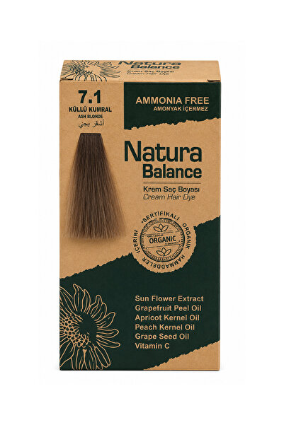 NATURABALANCE Natura Balance Küllü Kumral 7.1 Krem Saç Boyası