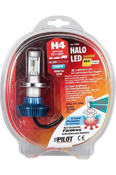 Lampa Λάμπες Αυτοκινήτου & Μοτοσικλέτας LED Halo H4 LED 6500K Ψυχρό Λευκό 10-...
