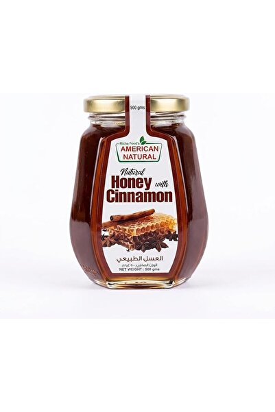 American Natural Honey with cinnemon 500 g x 12