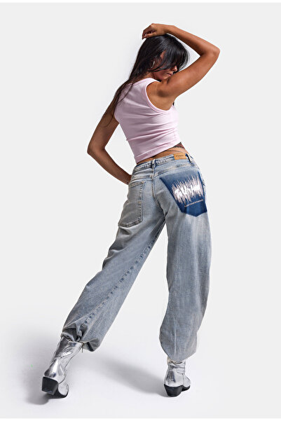it's basic Women's Denim Color 4S6-89 Low Relaxed Fit Stretch Fabric Design D...