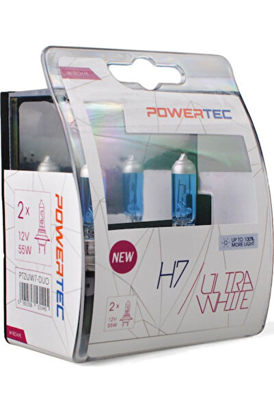 M-TECH Λάμπες Αυτοκινήτου & Μοτοσικλέτας Powertec Ultra White H7 Αλογόνου 470...