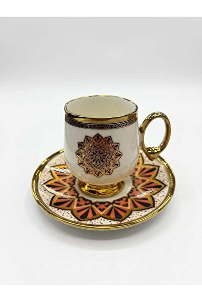 Altabi Porcelain Coffee Set for 6 People |   Special Design |   100 ml