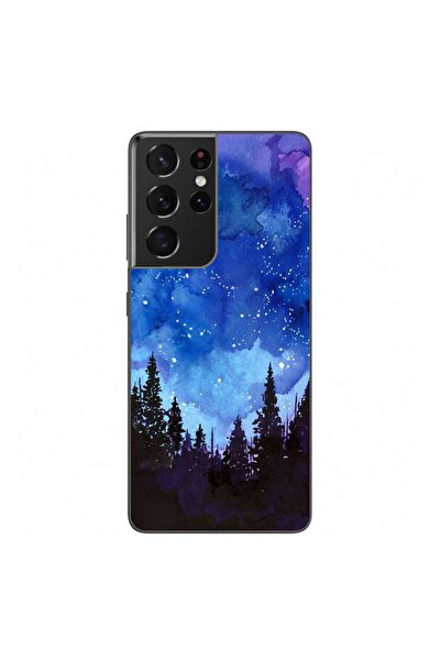 OEM Θήκη συμβατή με Samsung Galaxy S21 Ultra Σιλικόνης Gel TPU Μοντέλο Νυχτερ...