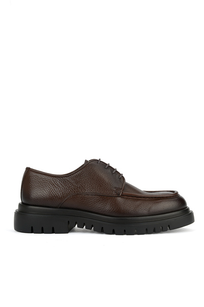 Ziya , Men's Genuine Leather Shoes 163745Z5252 Brown