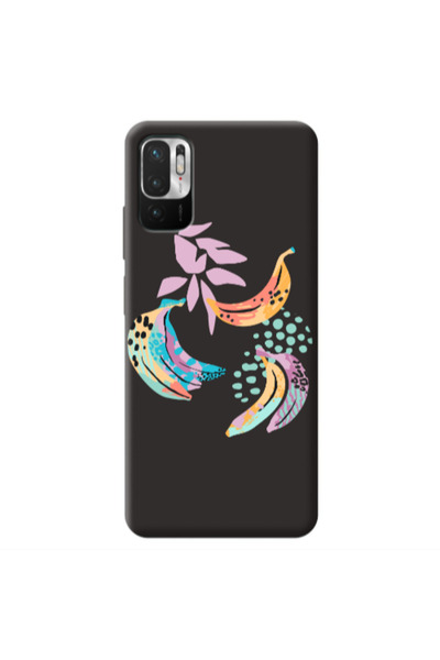 Other Xiaomi Redmi Note 10 Pro 5G Banana Black Colored Silicone TPU Θήκη