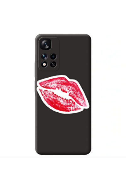 Other Xiaomi Redmi Note 11 Pro 5G Faint Kiss Black Colored Silicone TPU Θήκη
